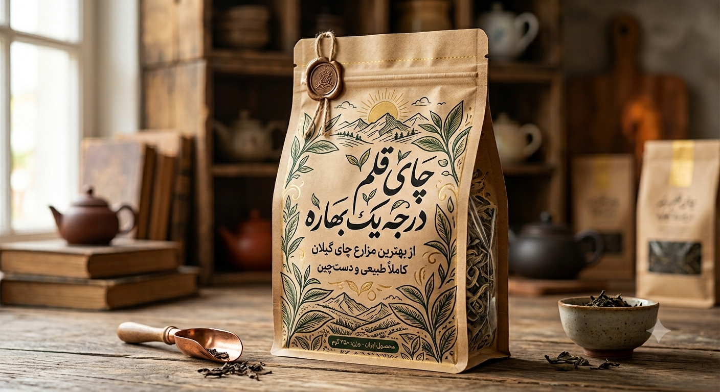 چای قلم لاهیجان بهاره ۵۰۰ گرمی | خوش‌رنگ، خوش‌عطر و اقتصادی